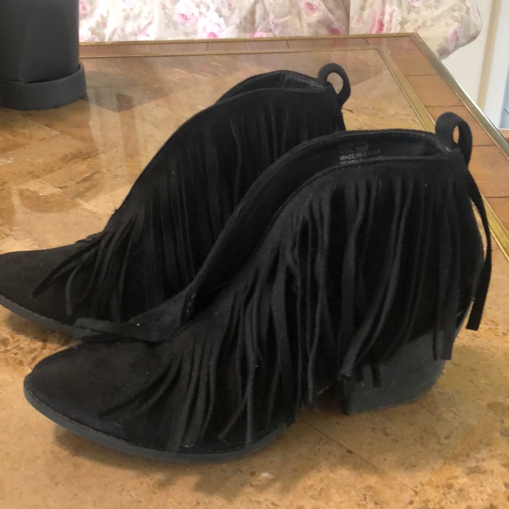 Coconuts by Matisse short fringe vegan bootie